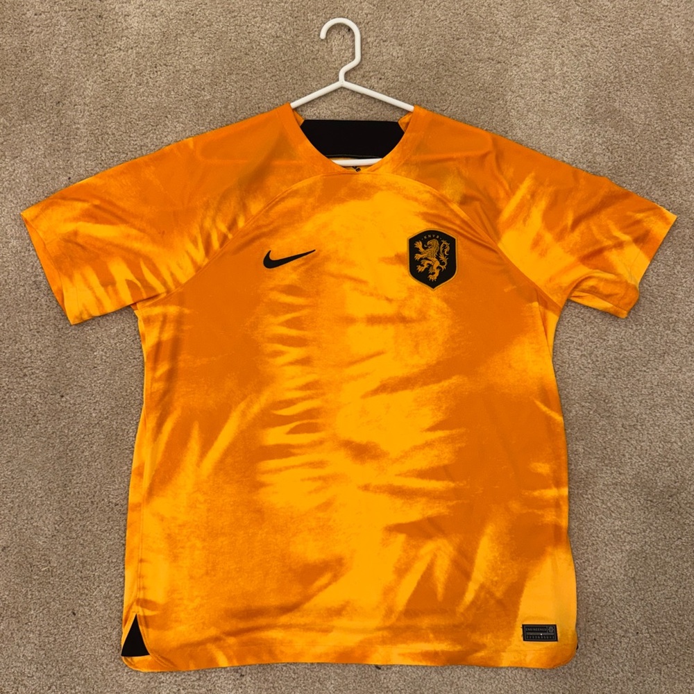Authentic Netherlands Soccer Football Jersey XL